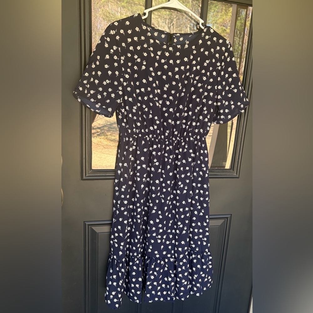 Floral Navy Dress